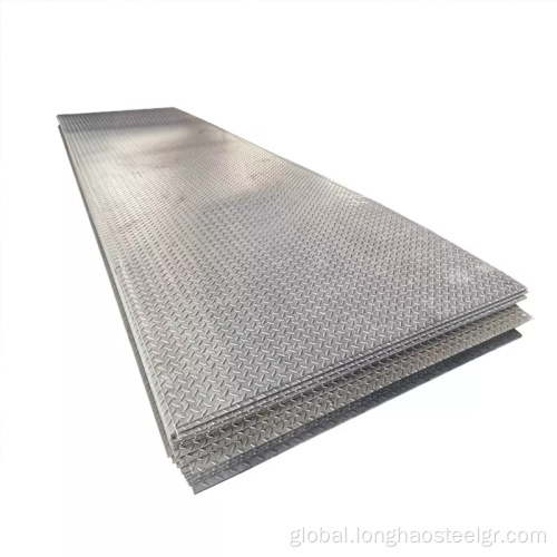 China Q235B Checked Steel Plate/Sheet Diamond Plate Manufactory